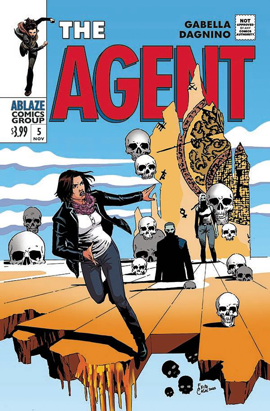 The Agent #5 Cover C Variant Fritz Casas Nick Fury Agent Of S.H.I.E.L.D. Parody Cover