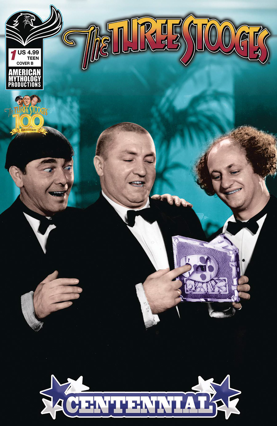 Three Stooges Centennial #1 (One Shot) Cover B Variant Photo Cover