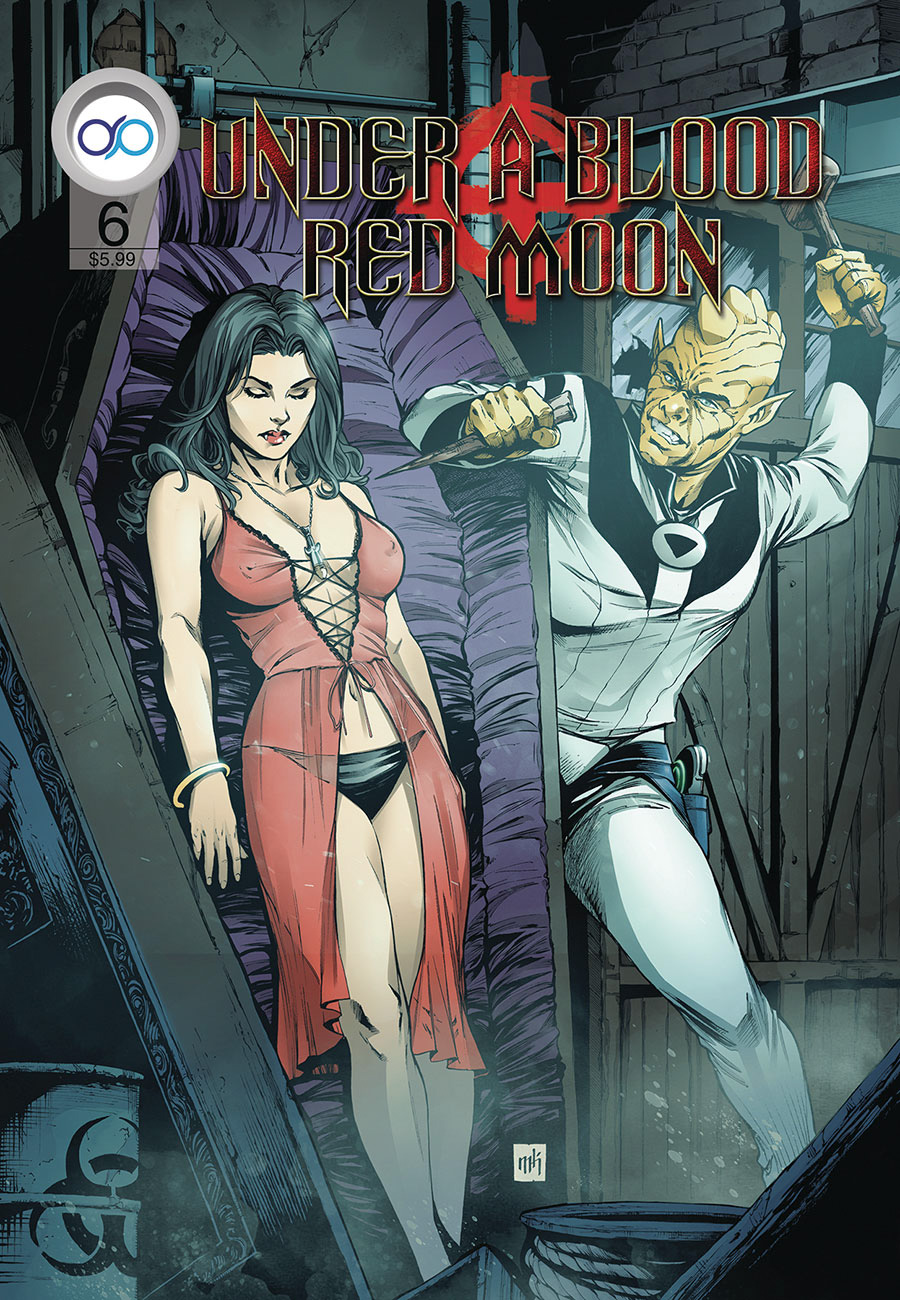 Under A Blood-Red Moon #6 Cover A Regular Mike Krome Censored Cover