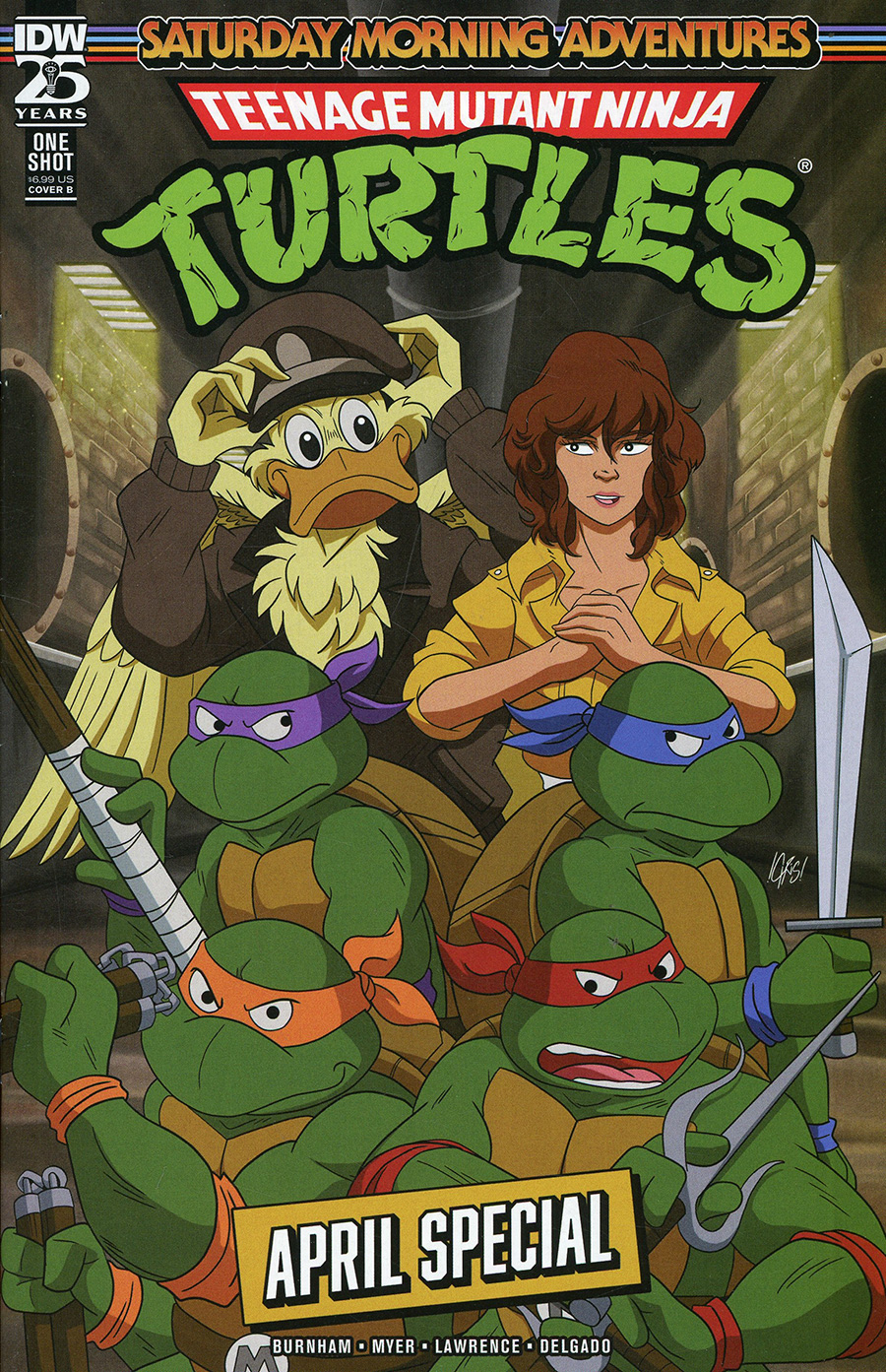 Teenage Mutant Ninja Turtles Saturday Morning Adventures April Special #1 (One Shot) Cover B Variant Chris Jones Cover