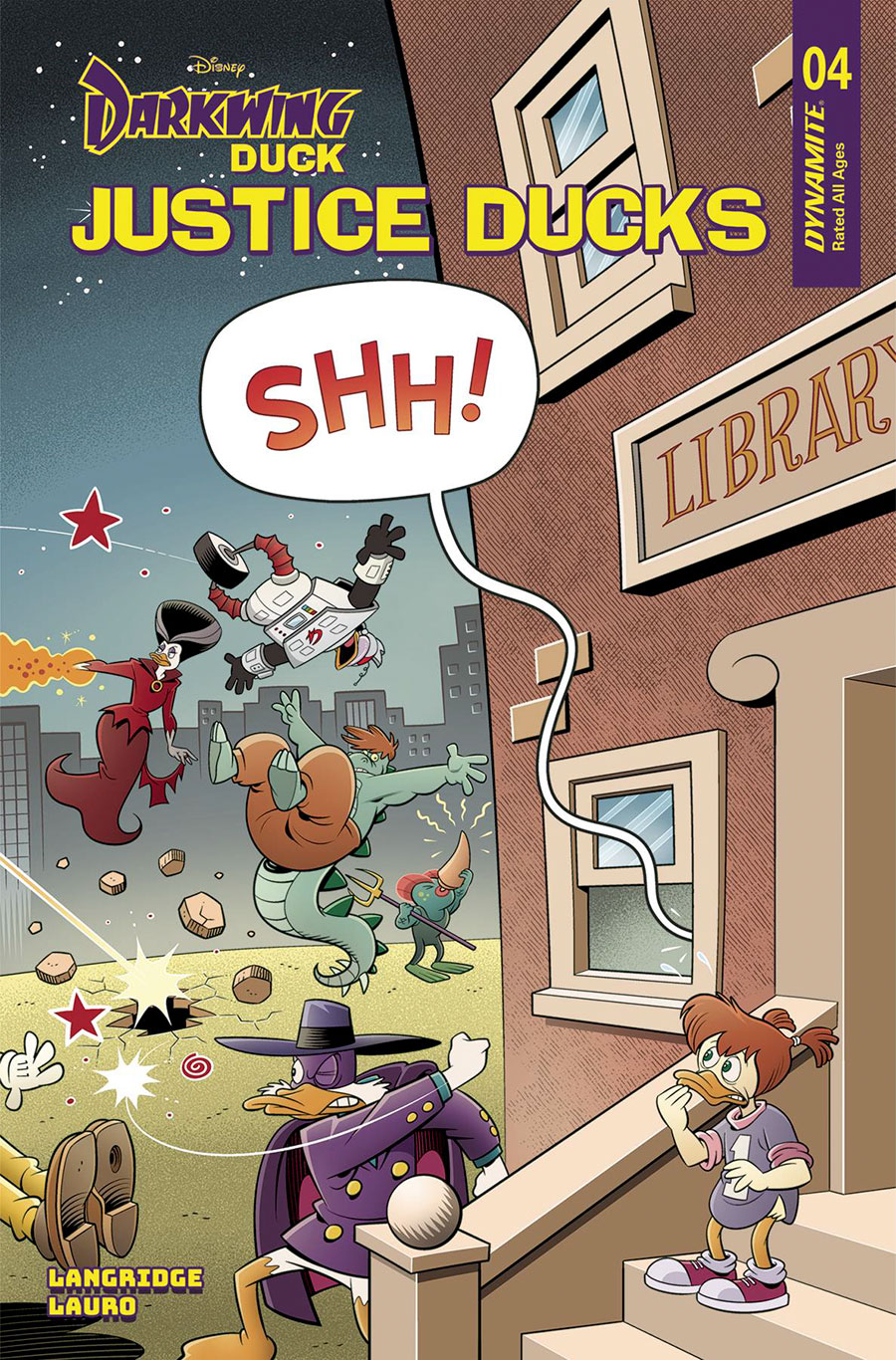 Darkwing Duck Justice Ducks #4 Cover B Variant Roger Langridge Cover