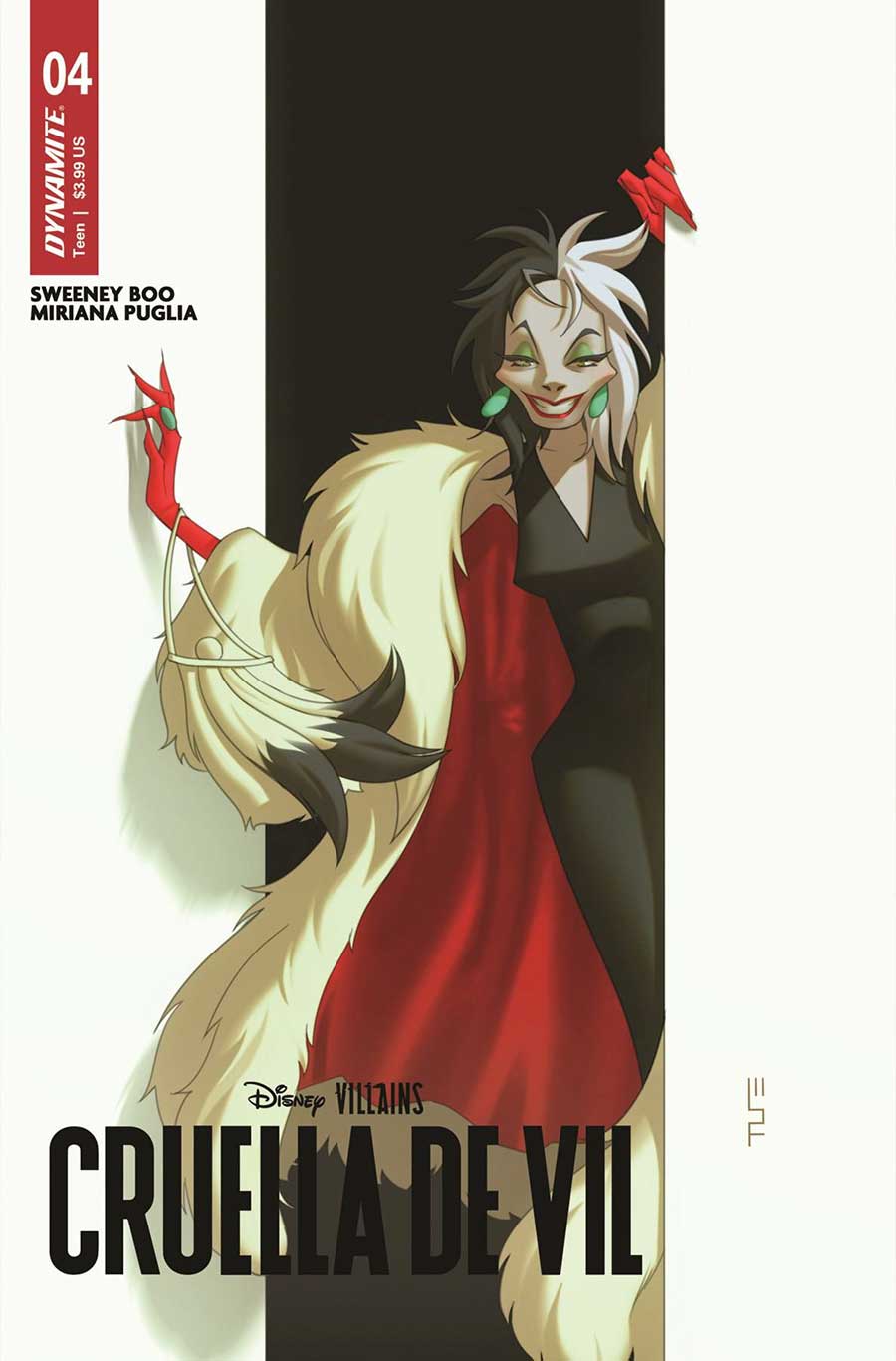 Disney Villains Cruella De Vil #4 Cover B Variant Joshua Sway Swaby Cover