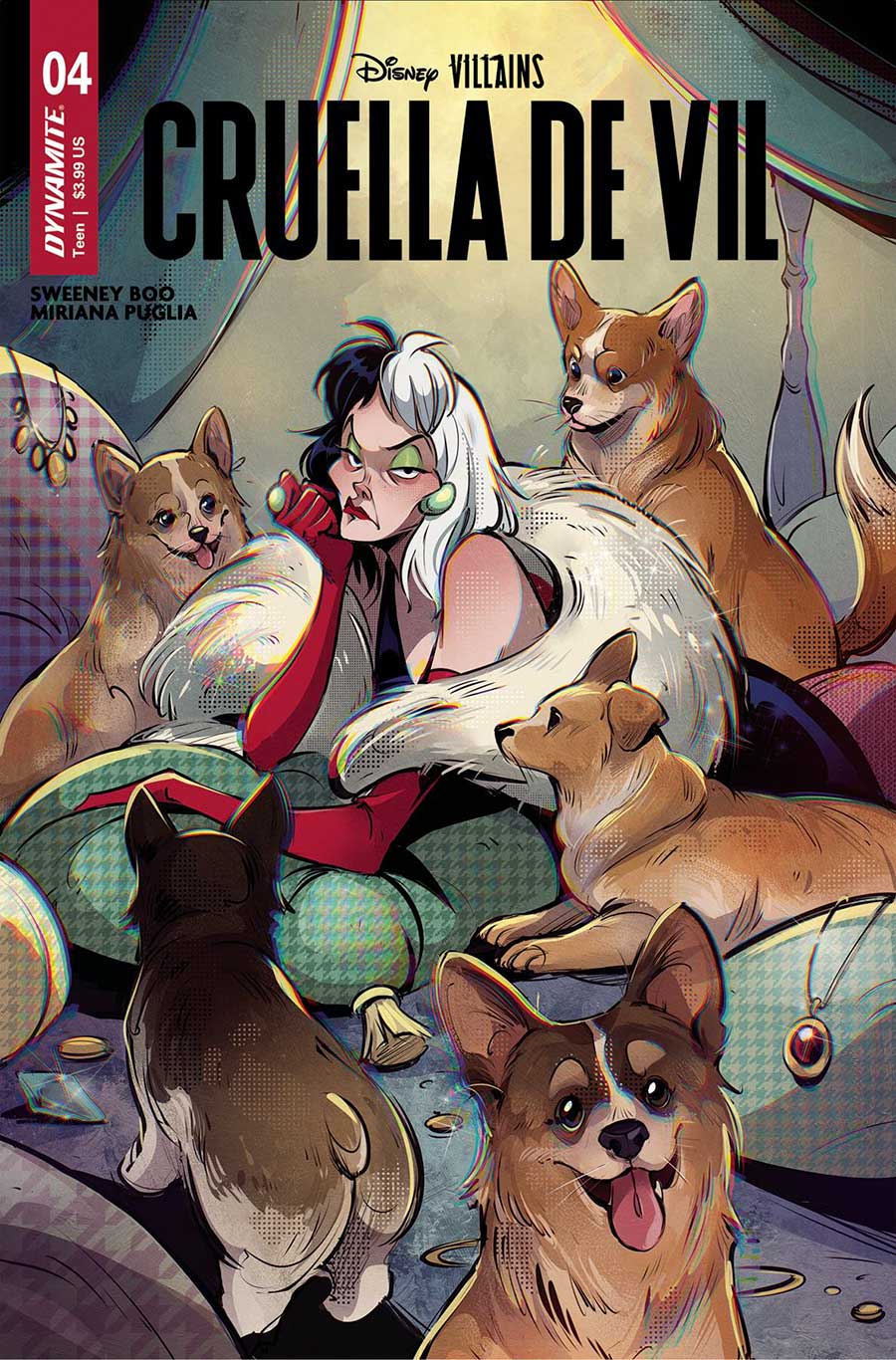 Disney Villains Cruella De Vil #4 Cover C Variant Gretel Lusky Cover