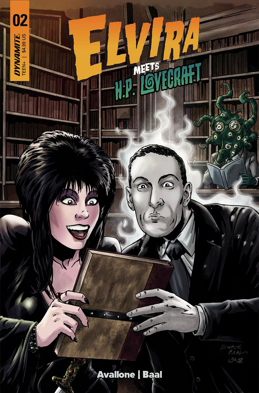 Elvira Meets HP Lovecraft #2 Cover B Variant Kewber Baal Cover