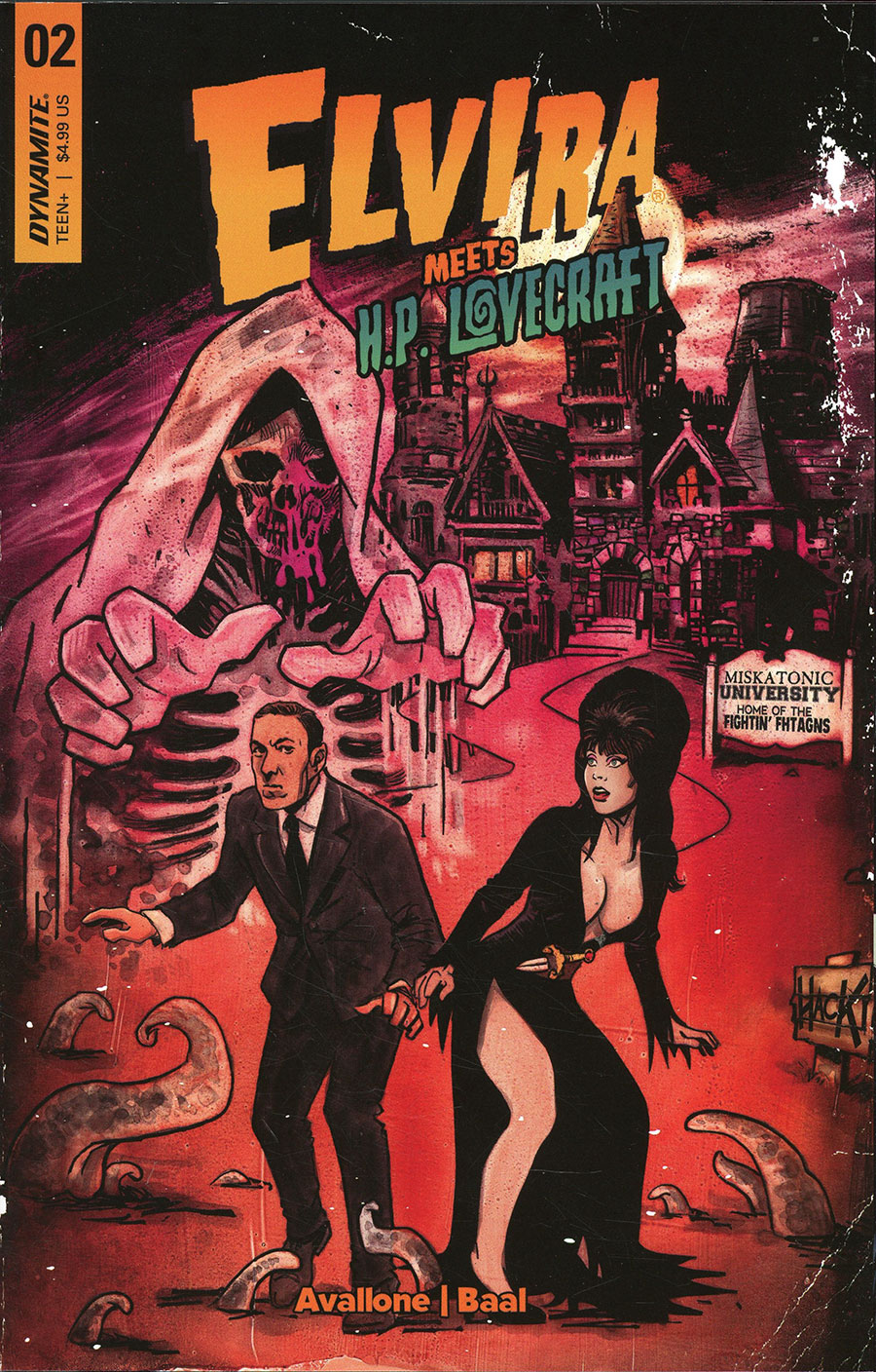 Elvira Meets HP Lovecraft #2 Cover C Variant Robert Hack Cover