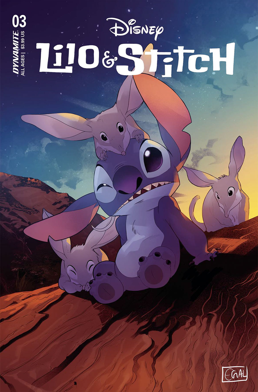 Lilo & Stitch #3 Cover C Variant Edwin Galmon Cover