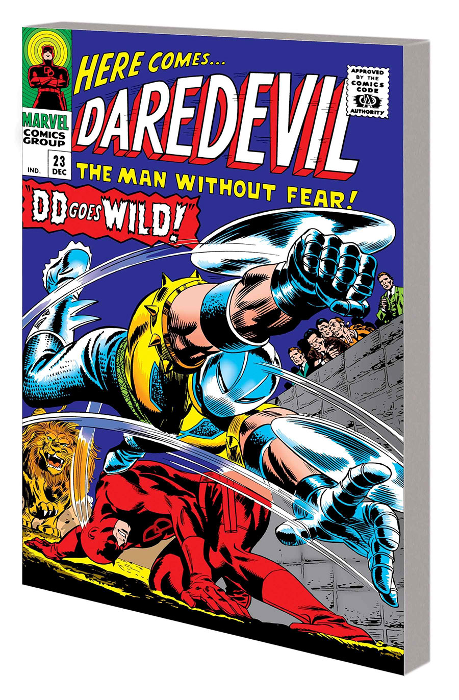 Mighty Marvel Masterworks Daredevil Vol 3 Unmasked GN Direct Market Gene Colan Variant Cover