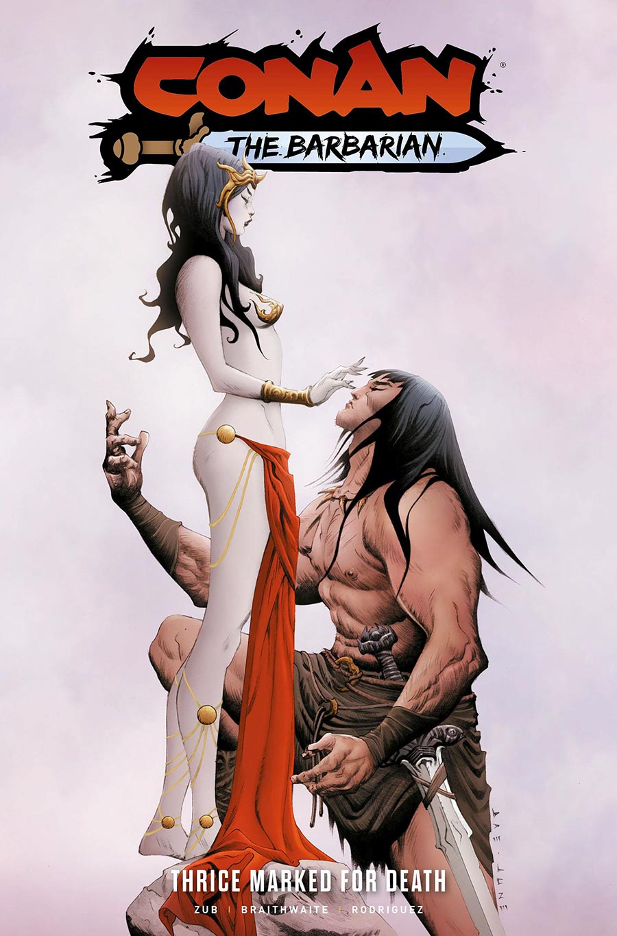Conan The Barbarian (2023) Vol 2 Thrice Marked For Death TP Direct Market Jae Lee Variant Cover