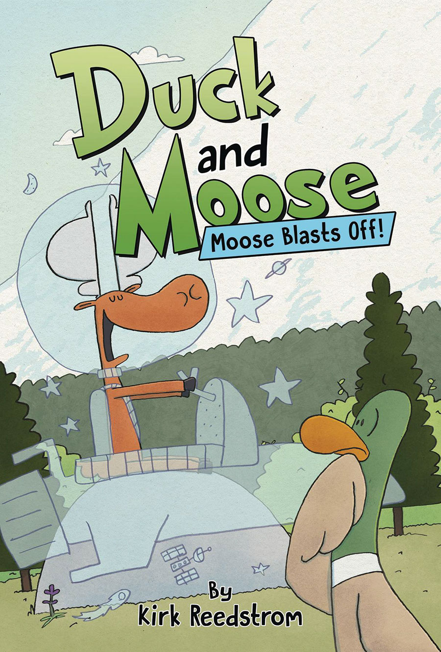 Duck And Moose Vol 2 Moose Blasts Off HC