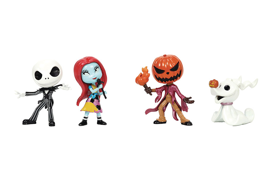 Nightmare Before Christmas 2.5-Inch 4-Pack Metalfigs