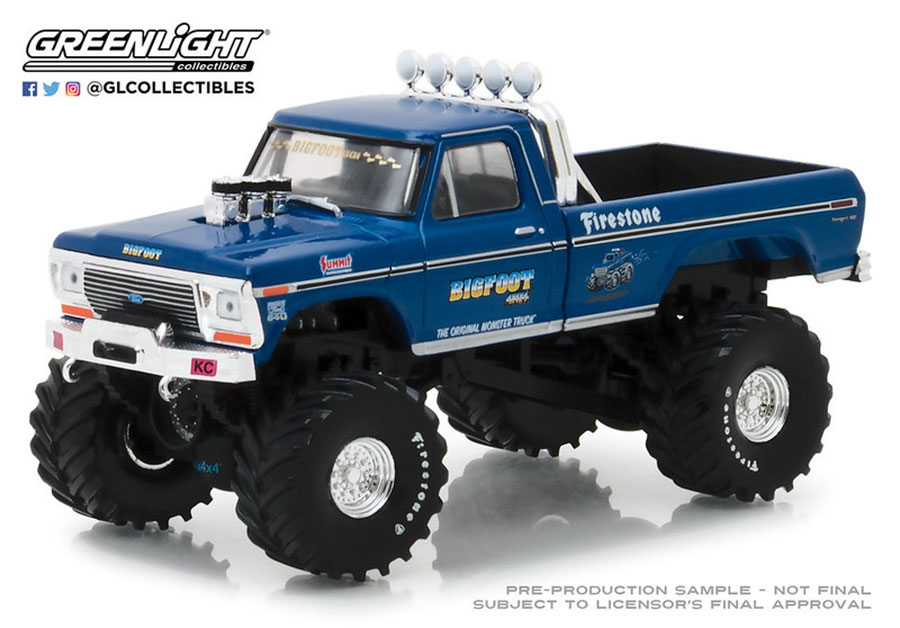 Bigfoot #1 Original Monster Truck 1974 Ford F-250 1/43 Scale Die-Cast