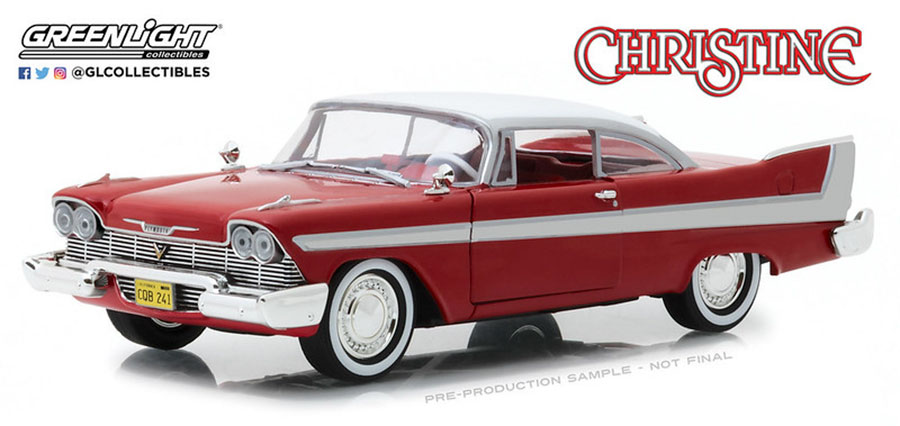Christine 1958 Plymouth Fury 1/24 Scale Die-Cast