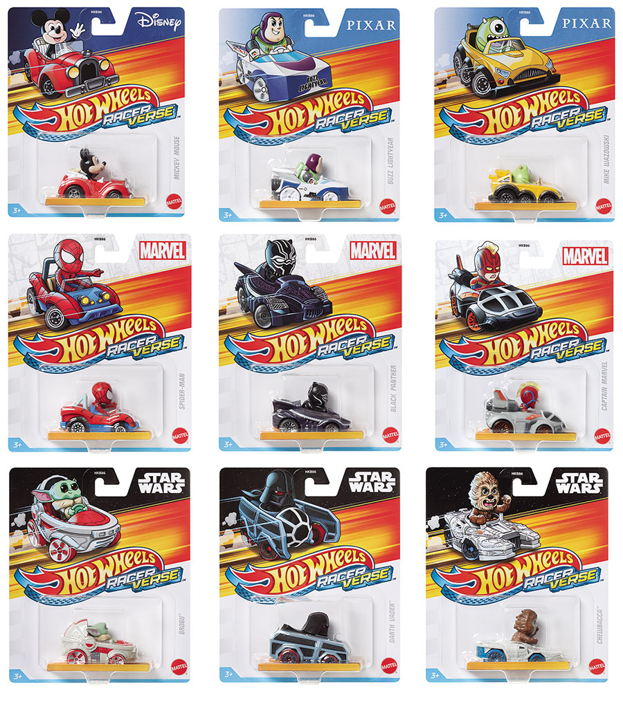Hot Wheels Racerverse Die-Cast Vehicle Assortment Case