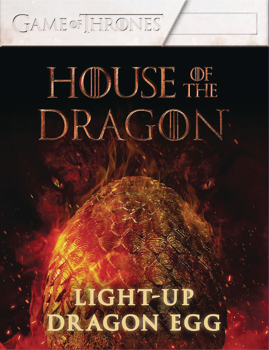 House Of The Dragon Light-Up Dragon Egg Kit