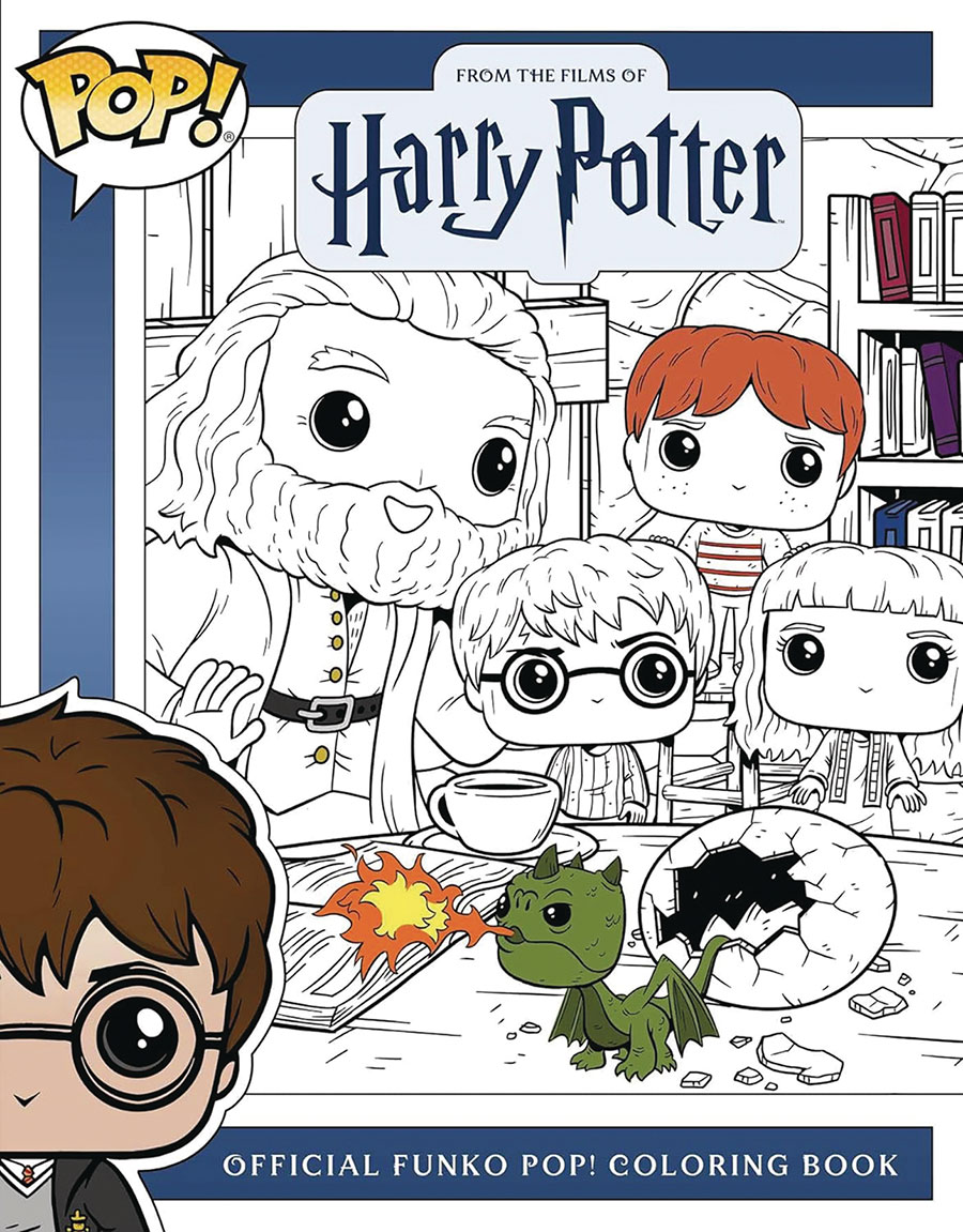 Official Funko POP Harry Potter Coloring Book TP
