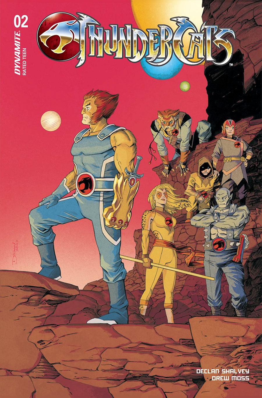 Thundercats Vol 3 #2 Cover R Incentive Declan Shalvey Foil Cover