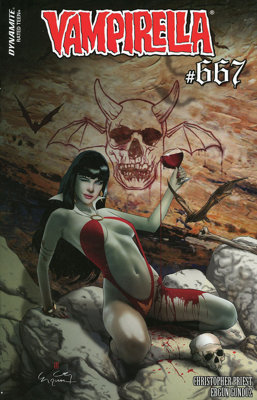 Vampirella Vol 8 #667 Cover F Incentive Ergun Gunduz Variant Cover