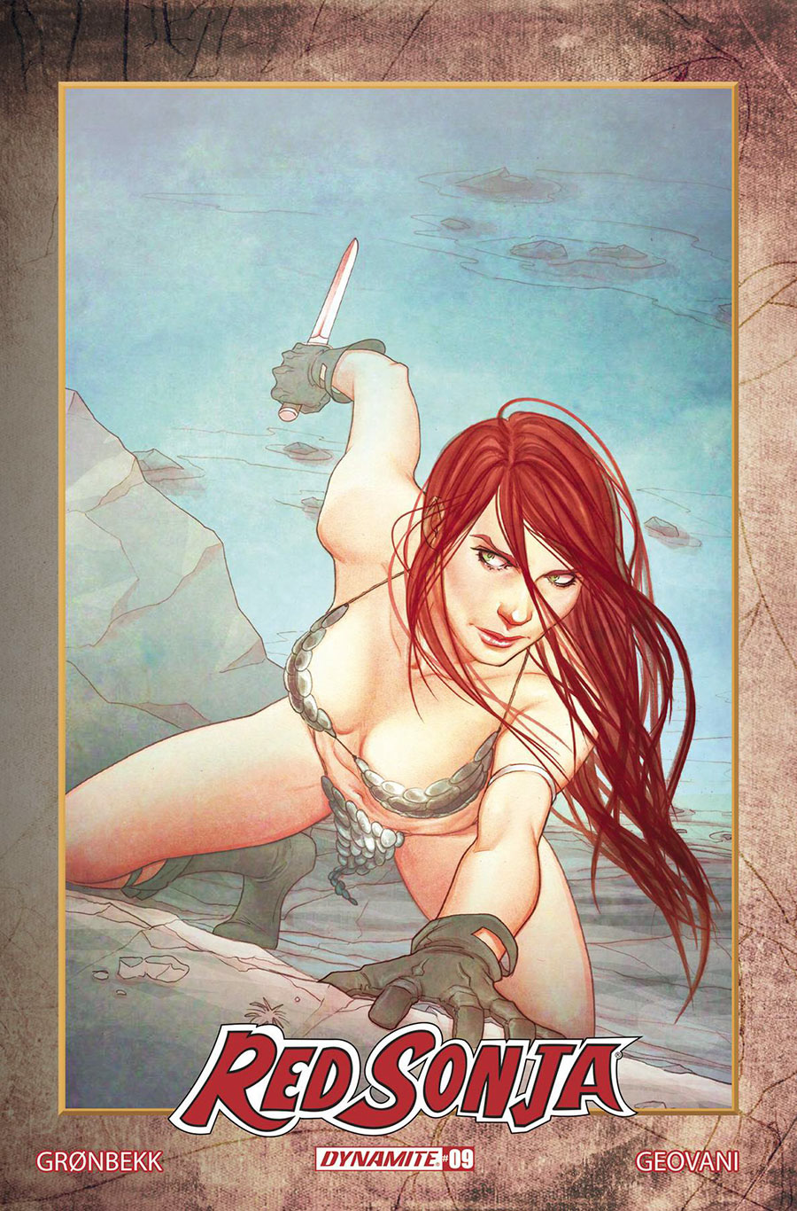 Red Sonja Vol 10 #9 Cover F Incentive Jenny Frison Modern Icon Variant Cover