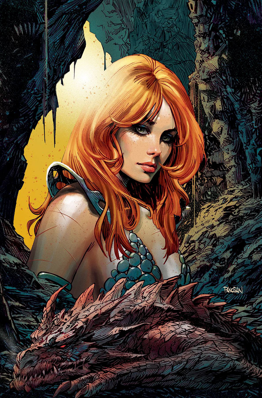 Savage Red Sonja #5 Cover J Incentive Dan Panosian Virgin Cover