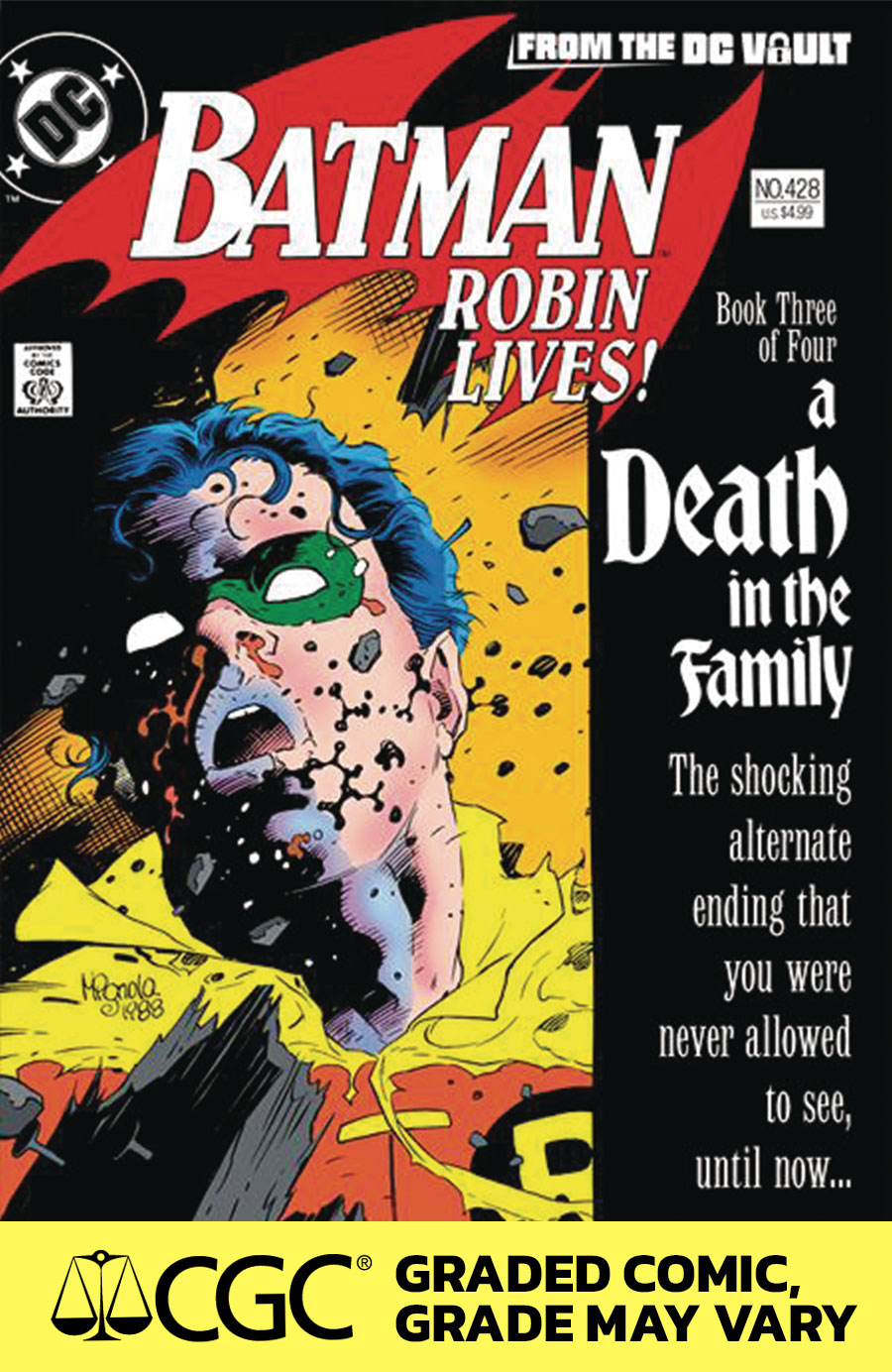 Batman #428 Robin Lives (One Shot) Cover F DF Mike Mignola Cover CGC Graded