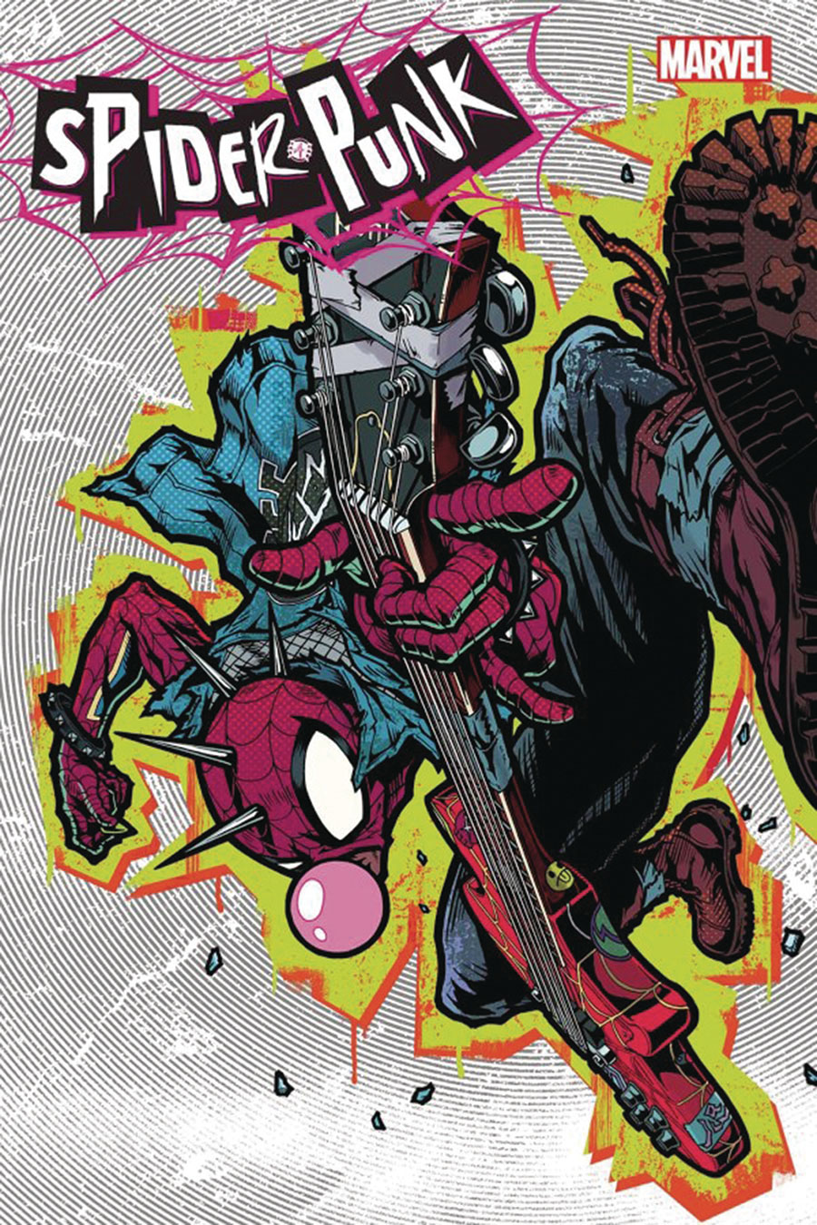 Spider-Punk Arms Race #1 Cover J DF Signed By Cody Ziglar