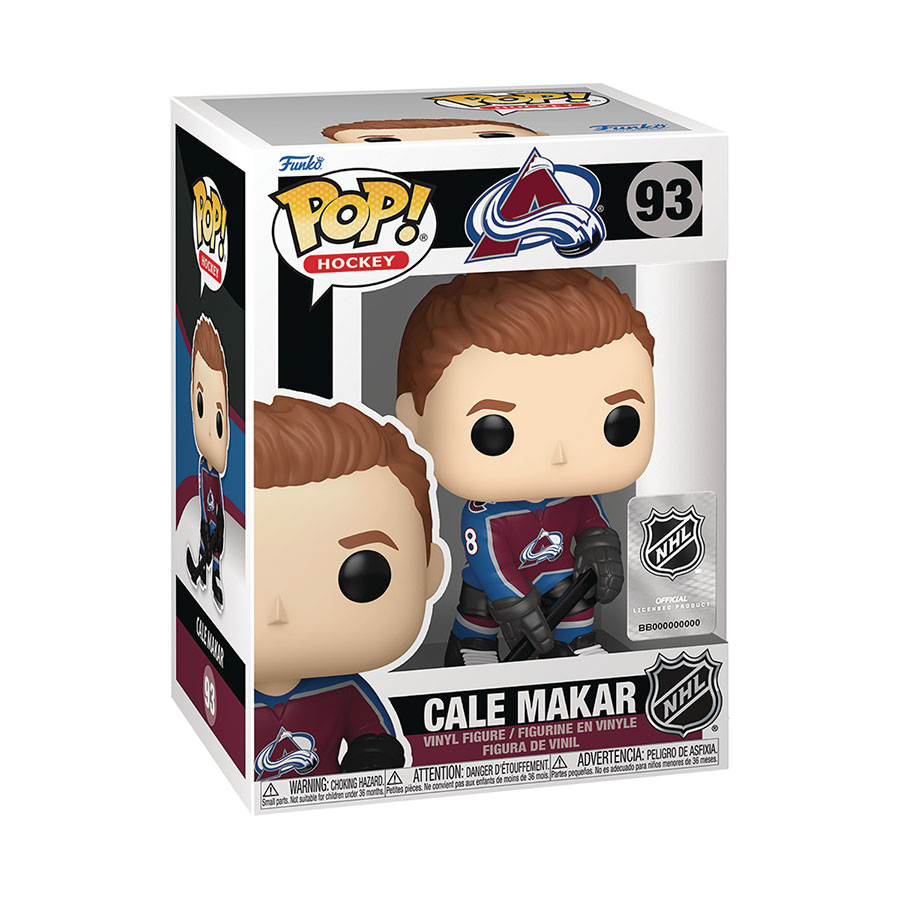 POP NHL Avalanche Cale Makar Vinyl Figure