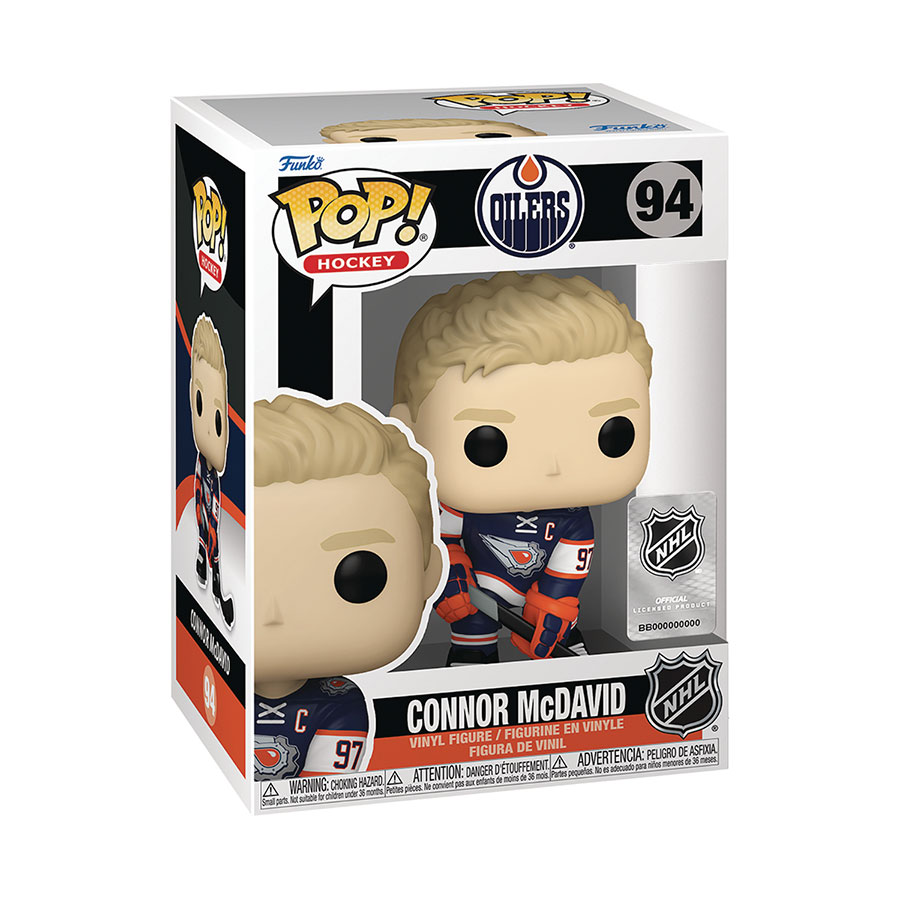 POP NHL Oilers Connor McDavid Vinyl Figure