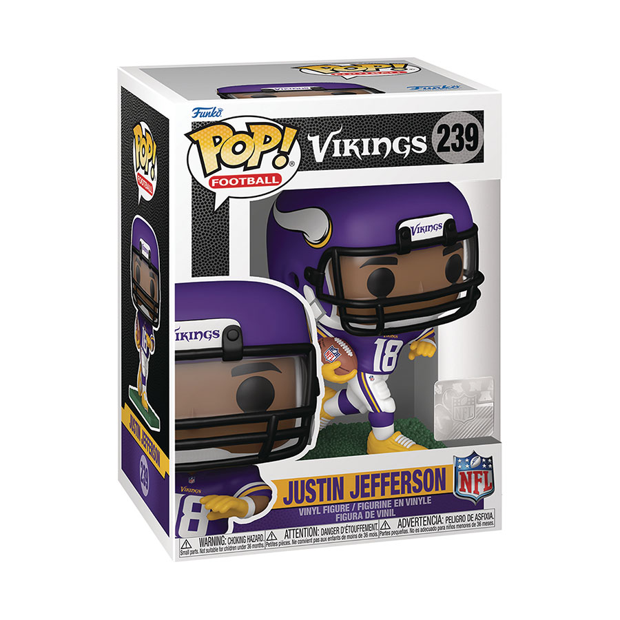 POP NFL Vikings Justin Jefferson Vinyl Figure