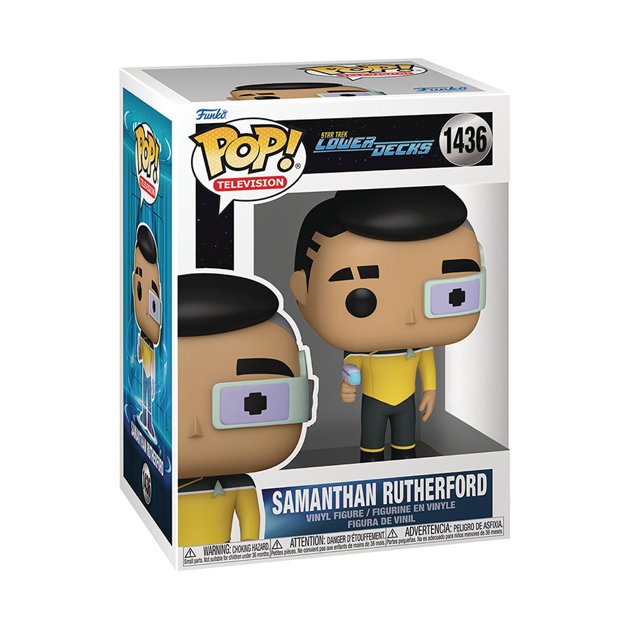 POP Television Star Trek Lower Decks Samanthan Rutherford Vinyl Figure