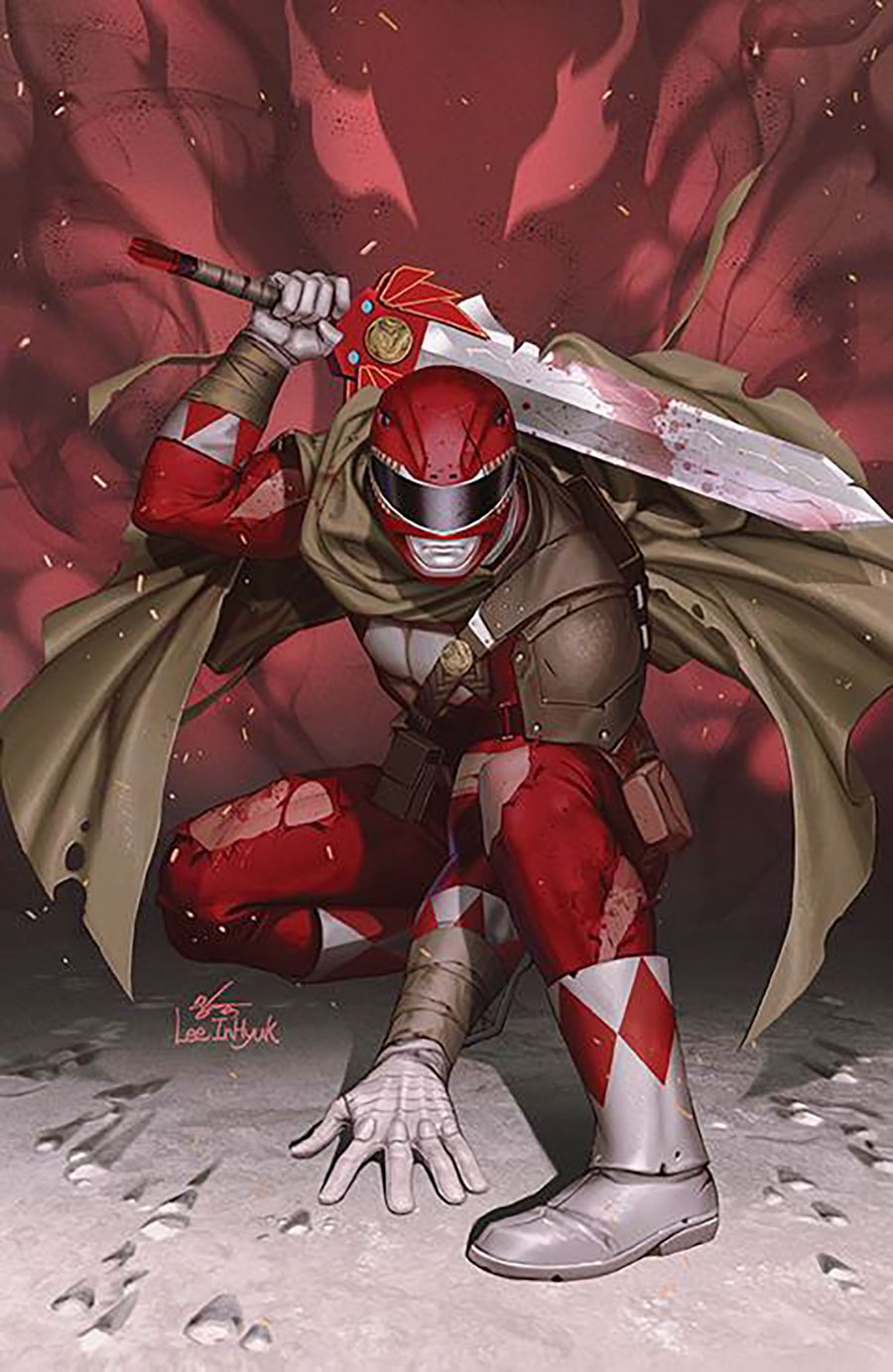 Mighty Morphin Power Rangers The Return #2 Cover D Incentive Inhyuk Lee Virgin Variant Cover