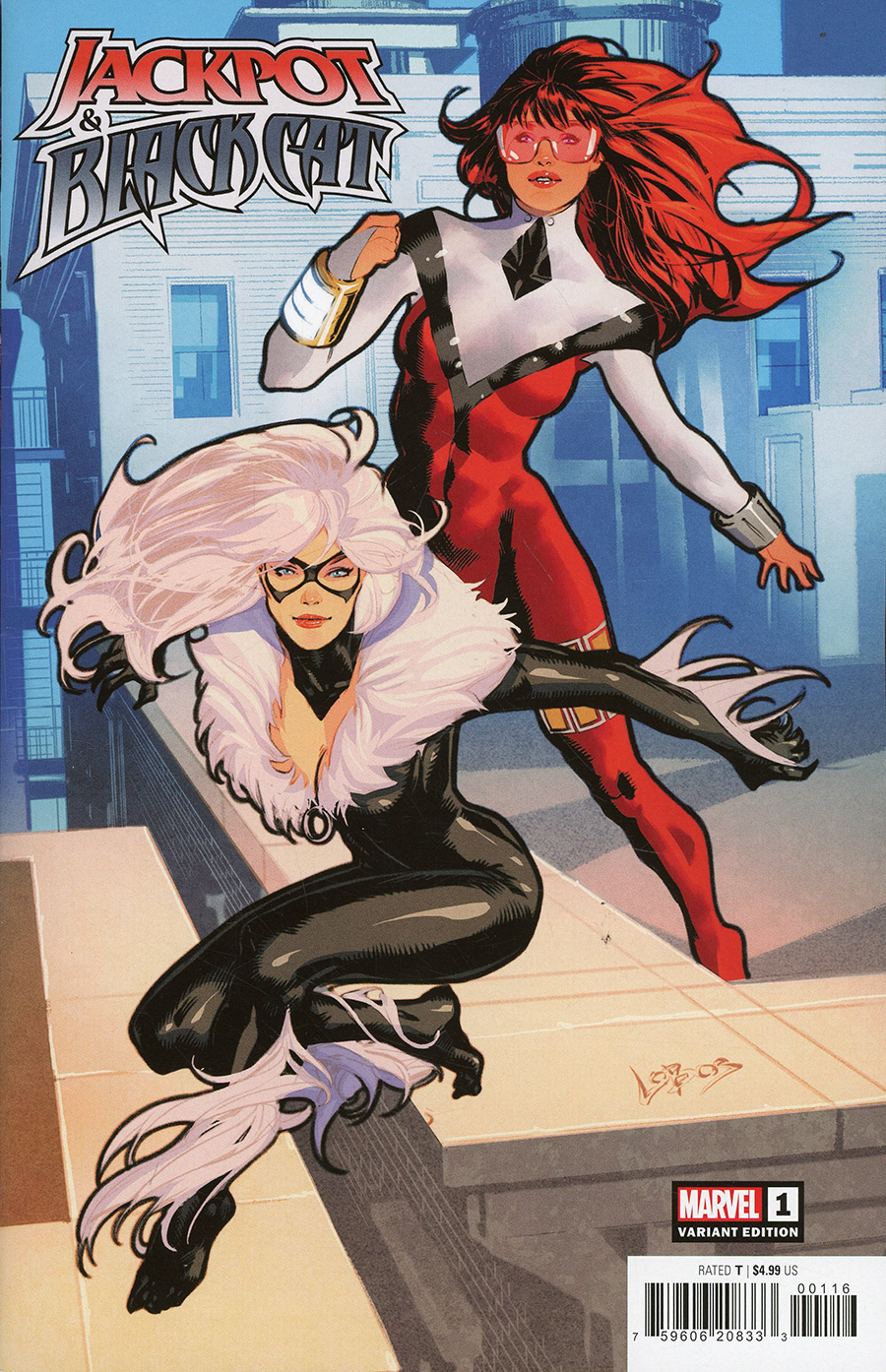 Jackpot And Black Cat #1 Cover H Incentive Pablo Villalobos Variant Cover