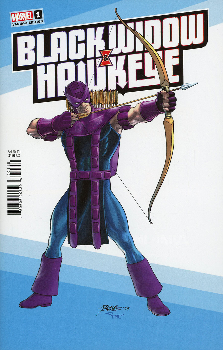 Black Widow And Hawkeye #1 Cover E Incentive George Perez Variant Cover