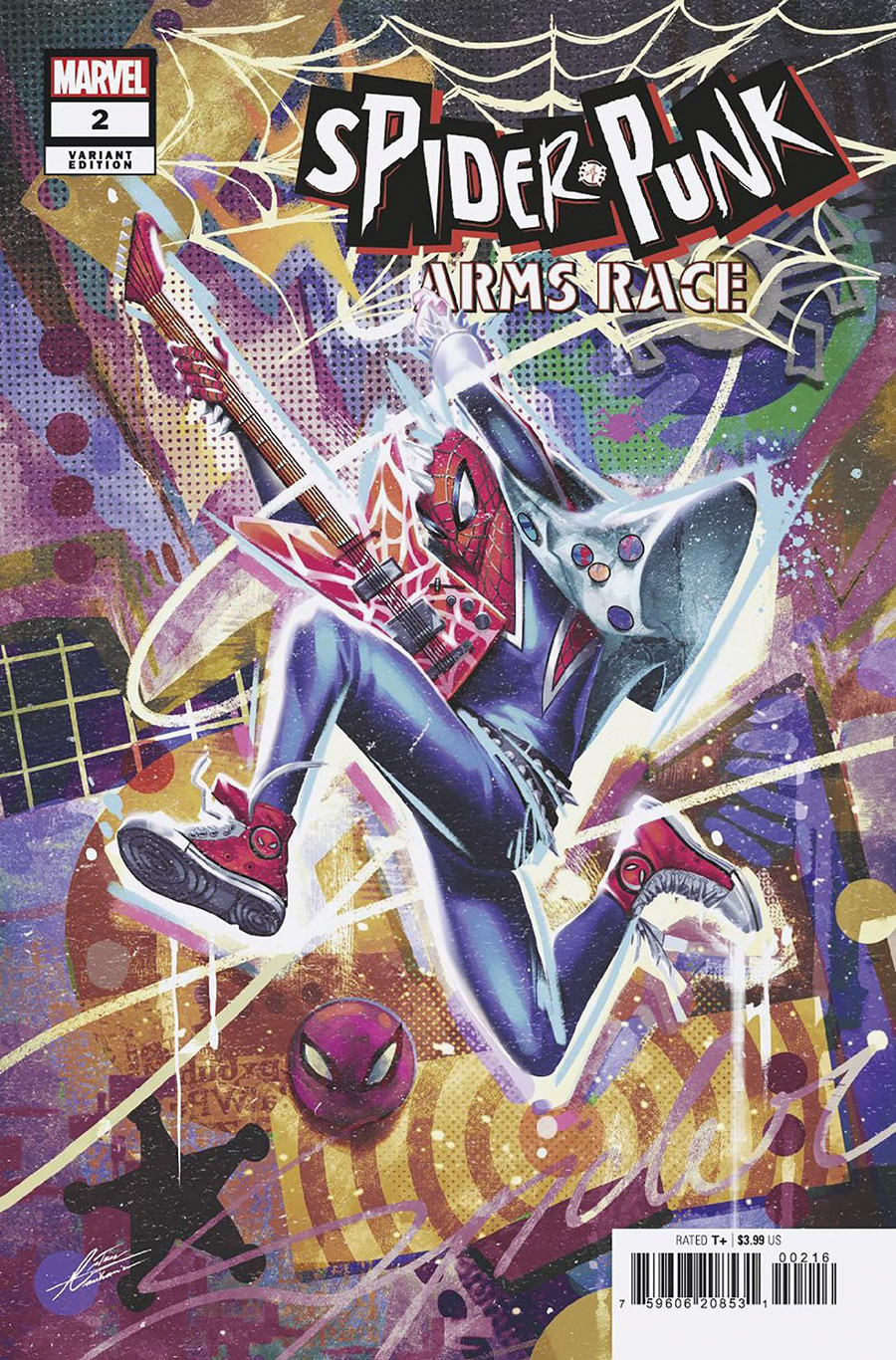 Spider-Punk Arms Race #2 Cover D Incentive Mateus Manhanini Variant Cover