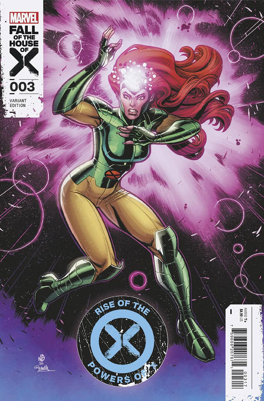 Rise Of The Powers Of X #3 Cover F Incentive Nick Bradshaw Variant Cover