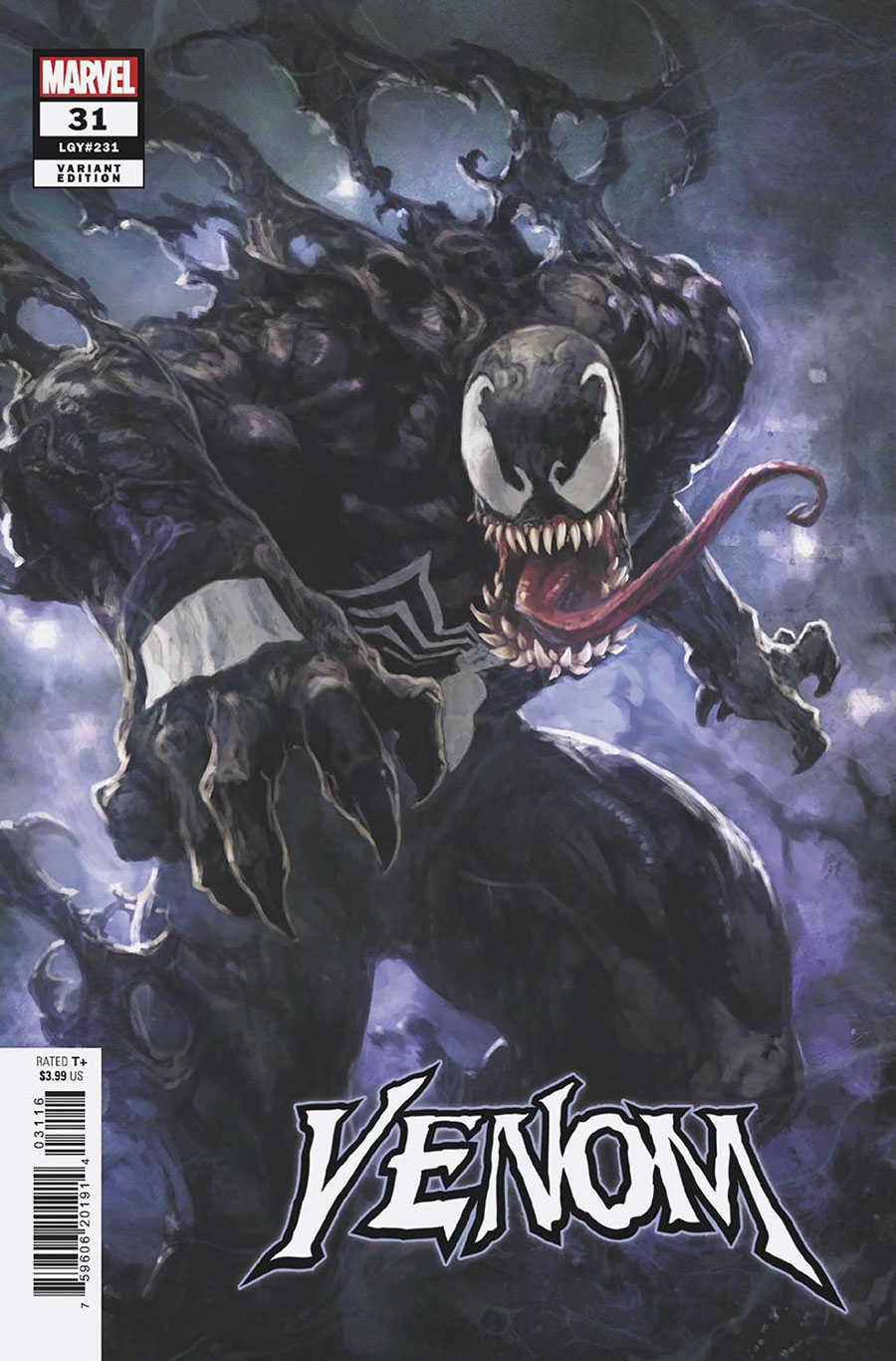 Venom Vol 5 #31 Cover E Incentive SKAN Variant Cover (Symbiosis Necrosis Part 1)