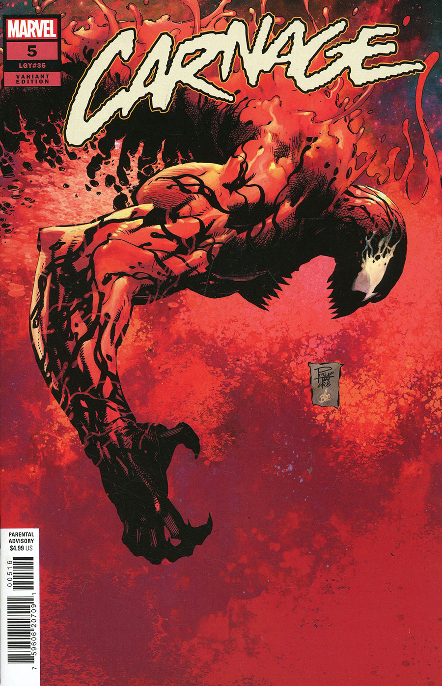 Carnage Vol 4 #5 Cover D Incentive Philip Tan Variant Cover (Symbiosis Necrosis Part 2)