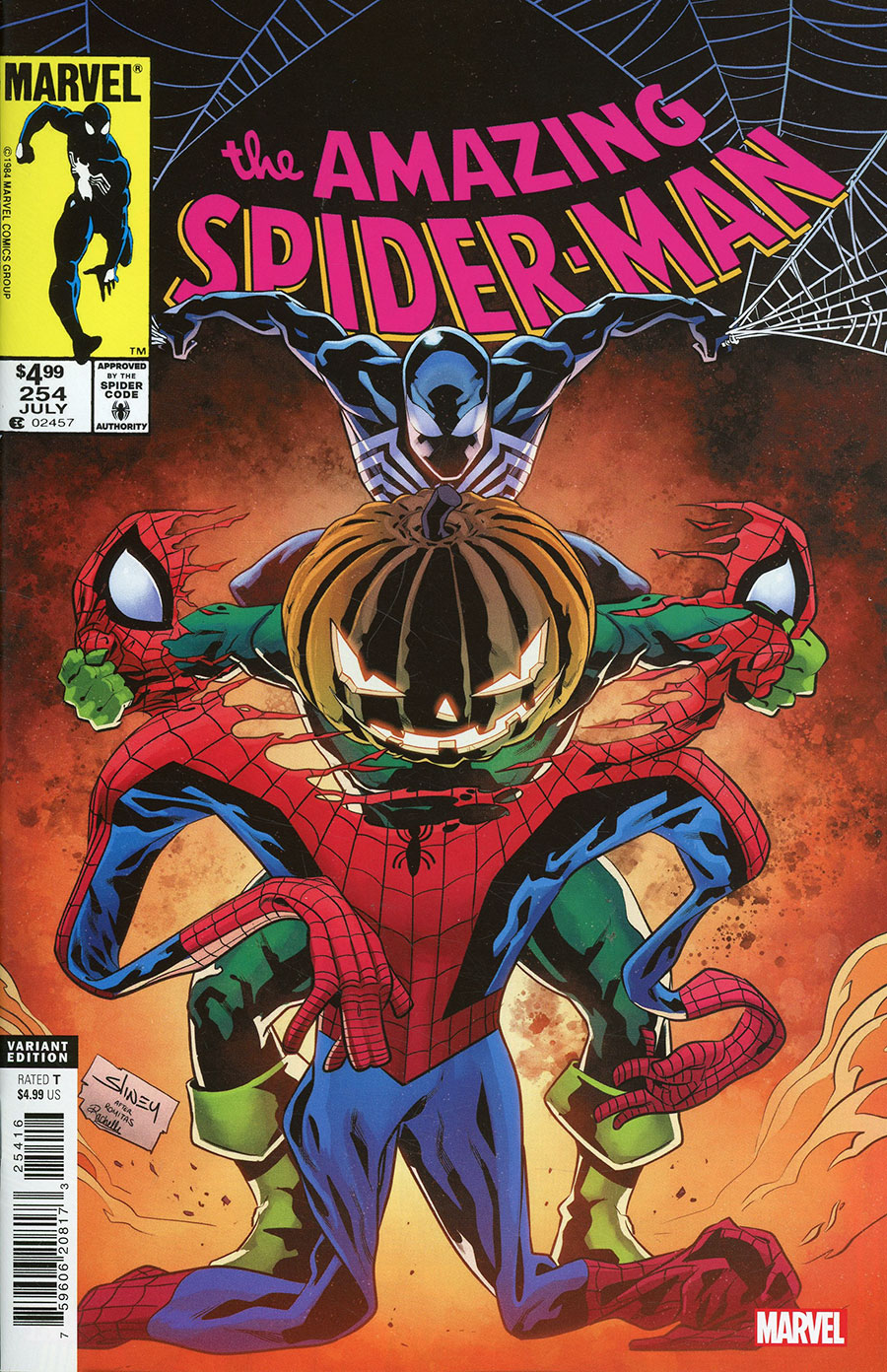Amazing Spider-Man #254 Cover C Facsimile Edition Incentive Will Sliney Variant Cover