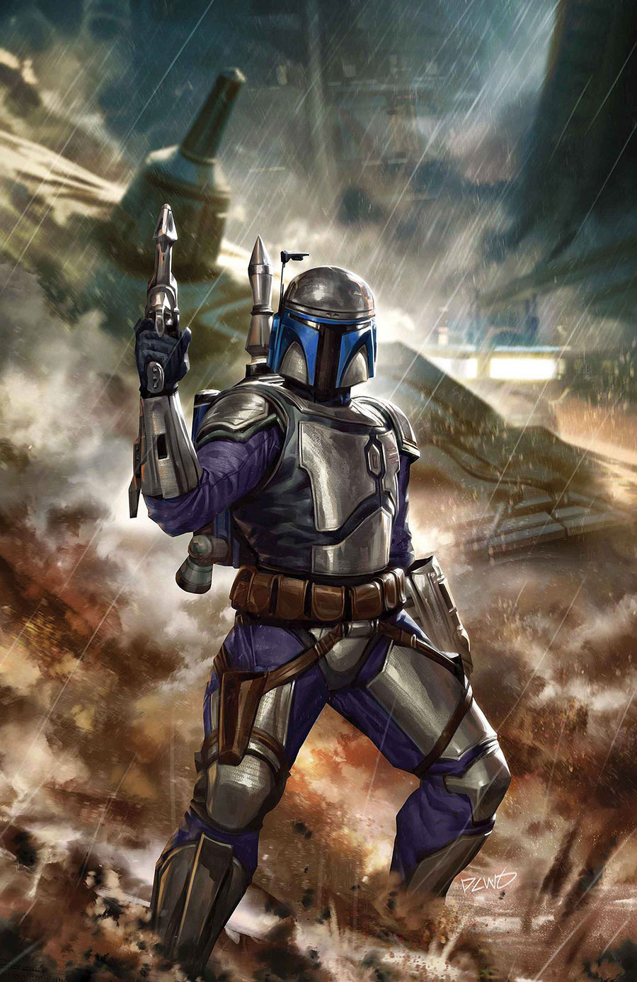 Star Wars Jango Fett #1 Cover F Incentive Derrick Chew Virgin Cover