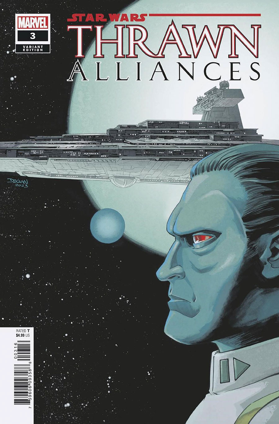 Star Wars Thrawn Alliances #3 Cover C Incentive Declan Shalvey Variant Cover