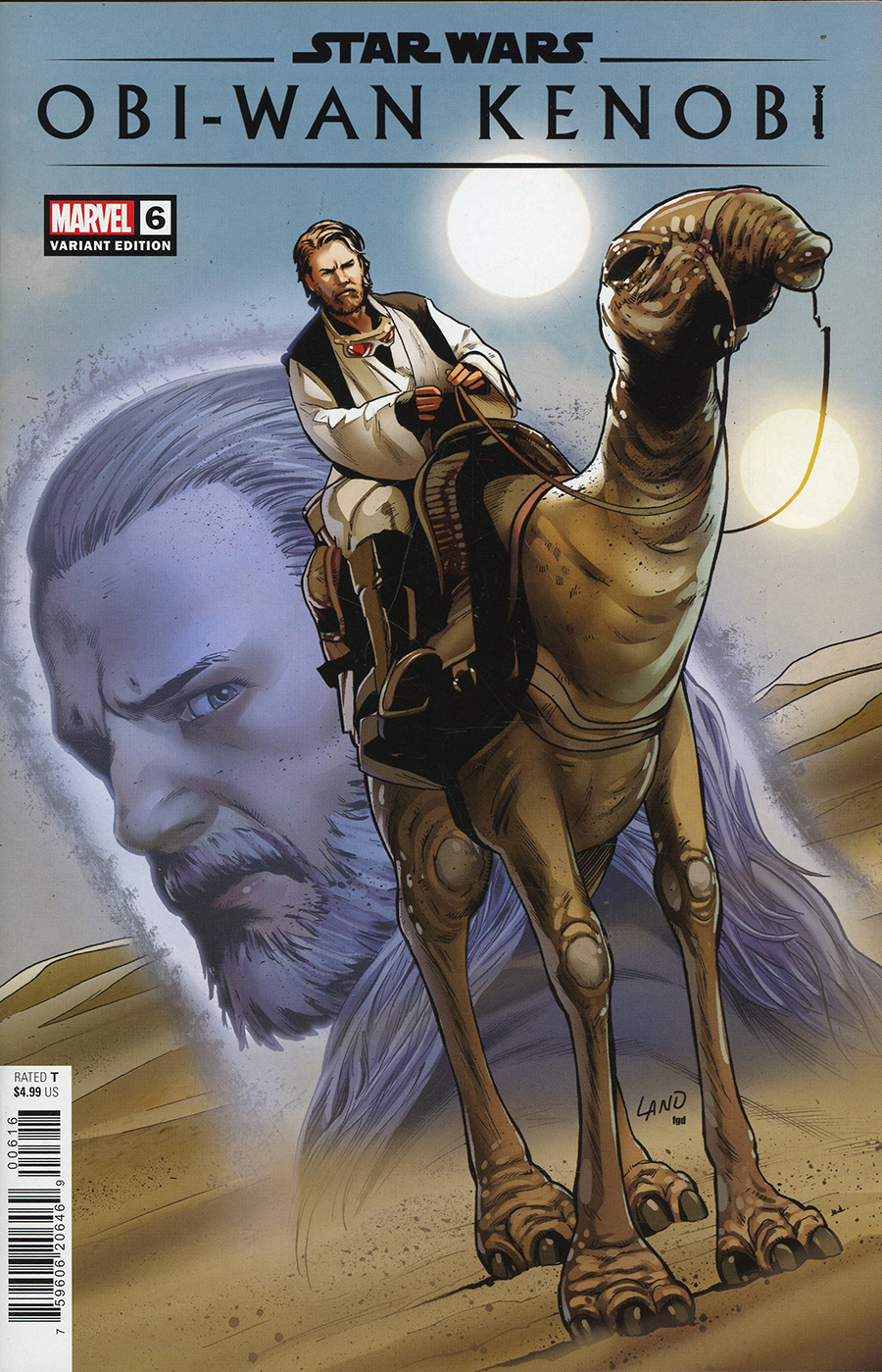 Star Wars Obi-Wan Kenobi #6 Cover D Incentive Greg Land Variant Cover