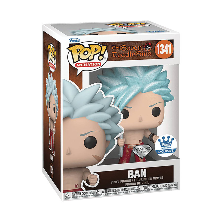 POP Animation Seven Deadly Sins Ban Funko Exclusive Diamond Collection Vinyl Figure