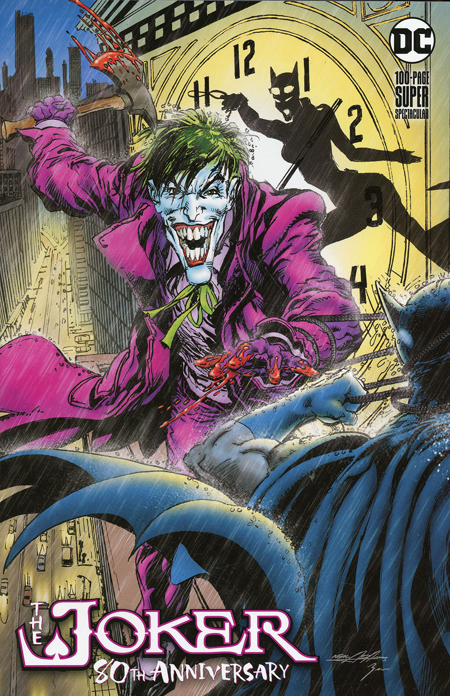 Joker 80th Anniversary 100-Page Super Spectacular #1 Cover O Neal Adams Store Exclusive Neal Adams Variant Cover