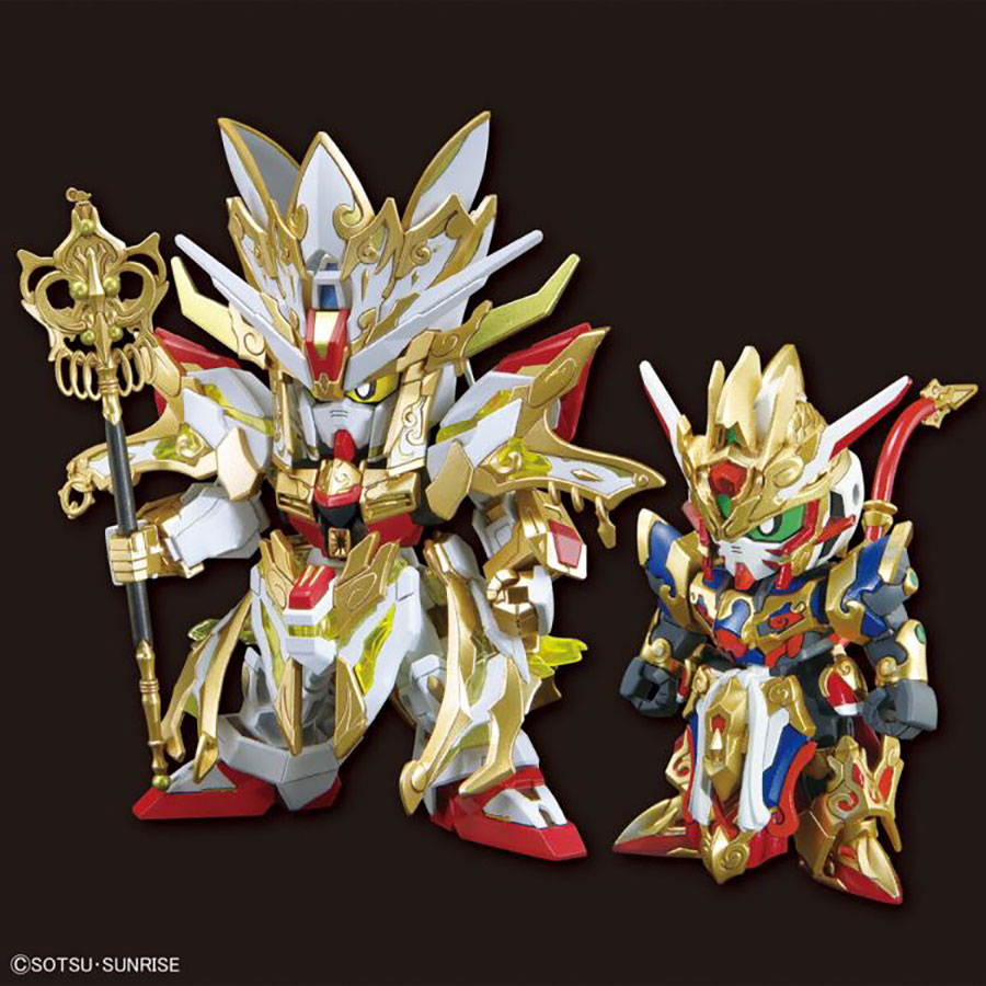 SD Gundam World Heroes Kit #33 SDW Heroes Revival Of The Heroes! Wukong Impulse Gundam (Childhood Ver.) & Sanzang Strike Freedom Gundam Set