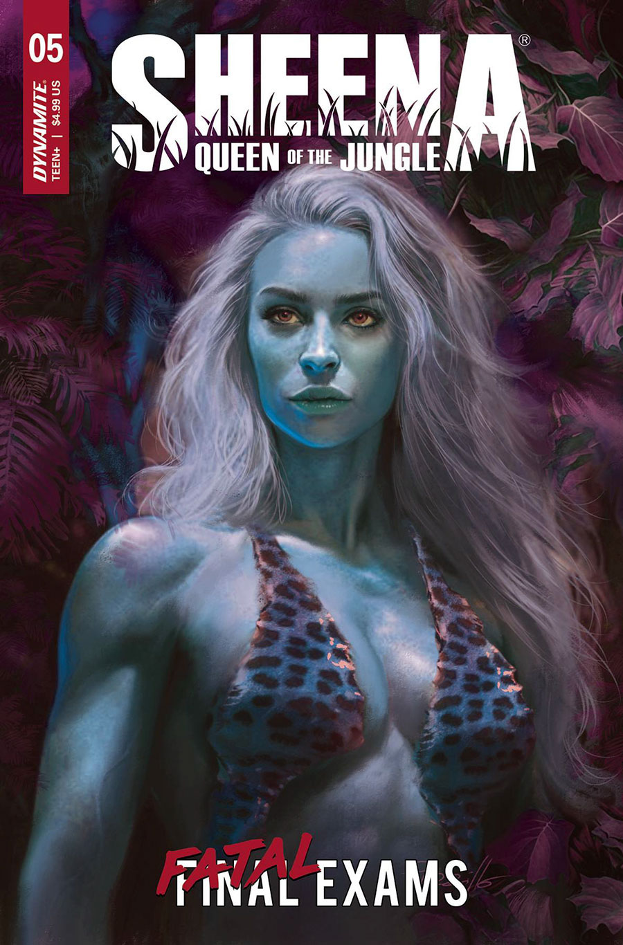 Sheena Queen Of The Jungle Vol 2 #5 Cover J Variant Lucio Parrillo Ultraviolet Cover
