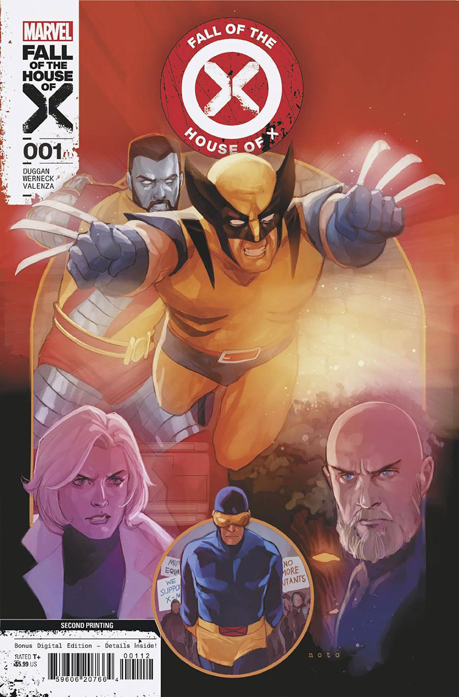 Fall Of The House Of X #1 Cover J 2nd Ptg Phil Noto Variant Cover