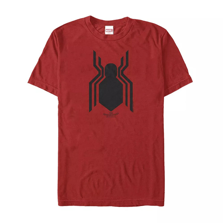 Spider-Man Homecoming Classic Spider Logo Red Mens T-Shirt Large