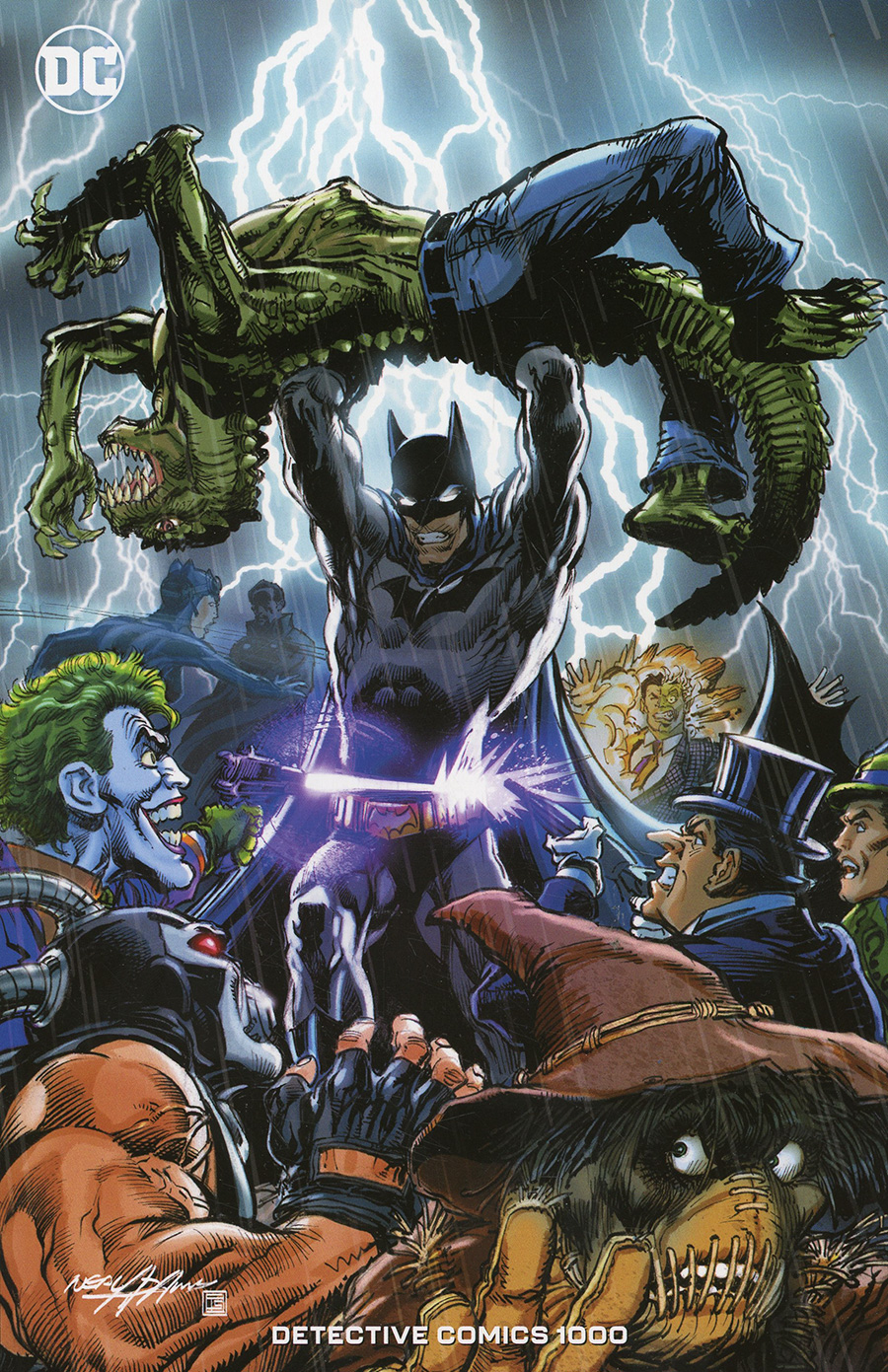 Detective Comics Vol 2 #1000 Cover Z-Z-B Continuity Comics Exclusive Neal Adams Villains Variant Cover