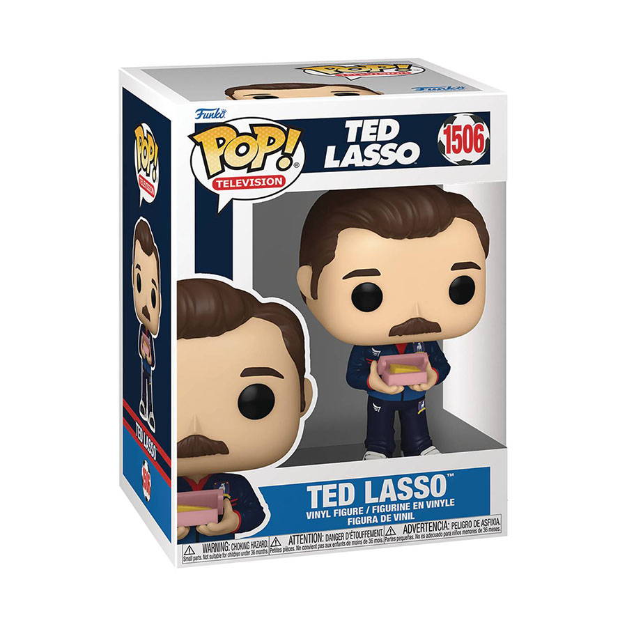 POP Television Ted Lasso Ted Lasso With Biscuits Vinyl Figure