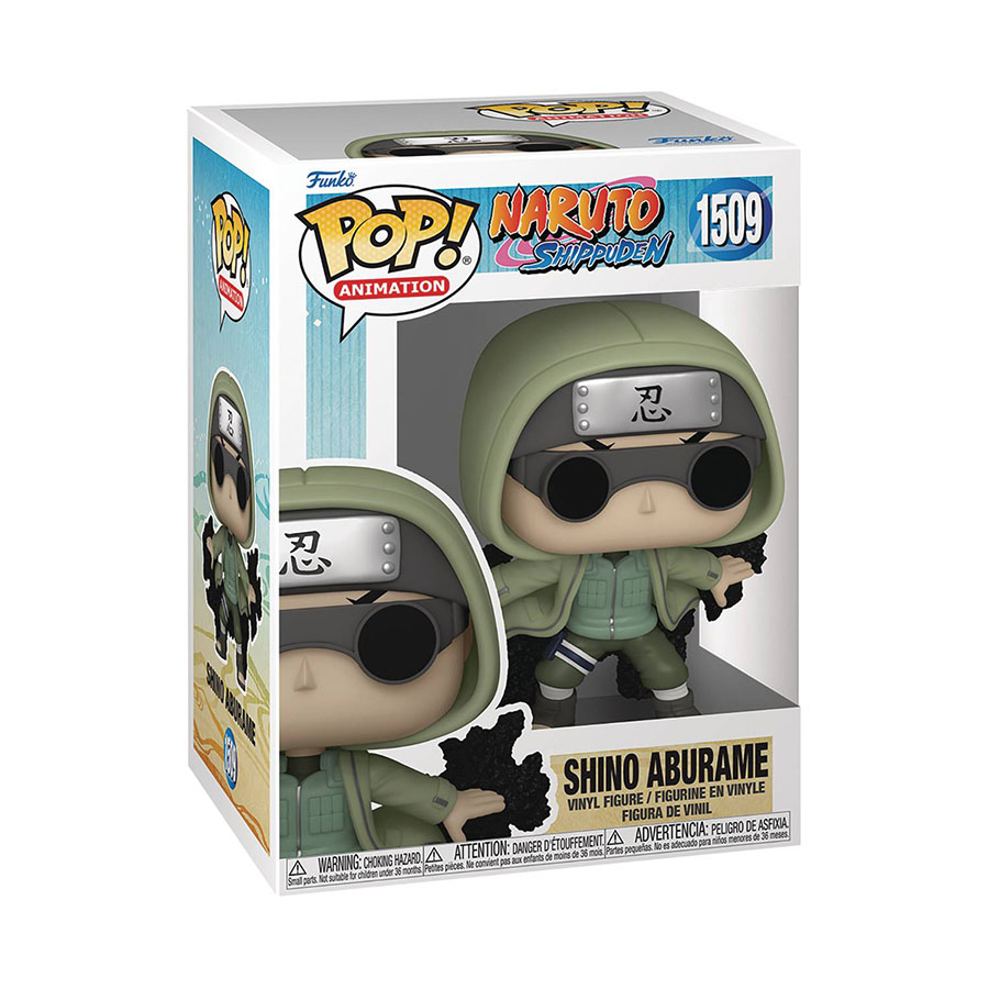 POP Animation Naruto Shippuden Shino Vinyl Figure