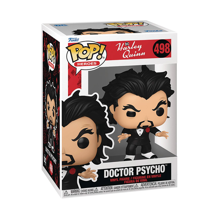 POP Heroes Harley Quinn Animated Series Doctor Psycho Vinyl Figure